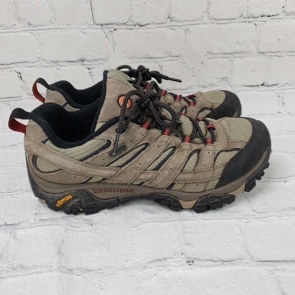 MERRELL MEN'S MOAB 2 WATERPROOF HIKING LACE COMFORTABLE SHOES BARK J08871 SIZE 8 - Picture 6 of 9